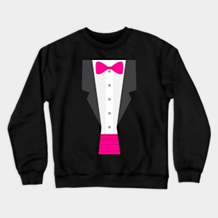 pink tux tuxedo Crewneck Sweatshirt